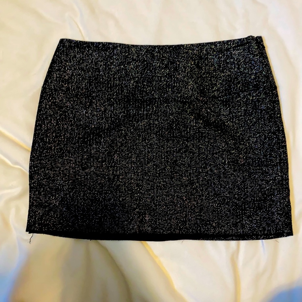 Sparkly mini skirt